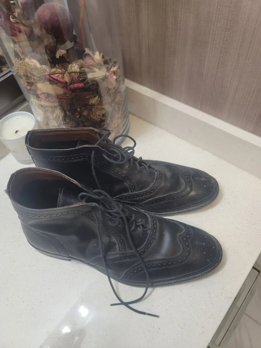 Allen Edmonds Mens Sz 11.5 3E McAdam Leather Dress Shoes Oxford Formal USA Black